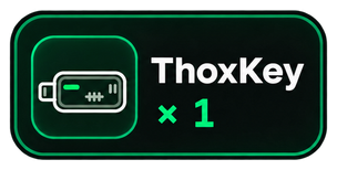 ThoxKey glow badge